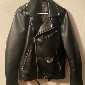 ASOS design leather jacket